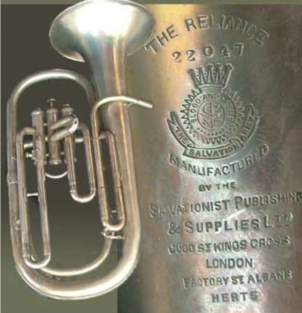 B Flat horn Salvation Army Instrument Works