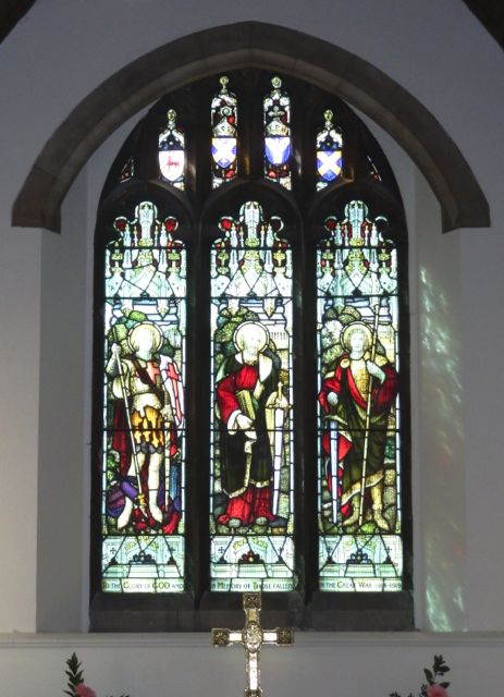 St Paul's Parish Church WW1 commemorative window