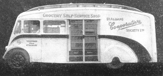 St Albans Cooperative Society mobile shop 1950s