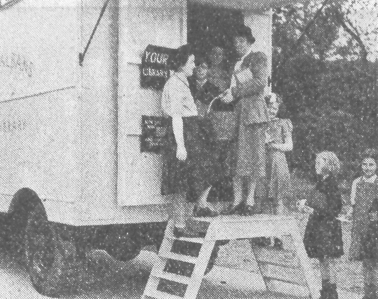 St Albans City Library mobile library van 1947