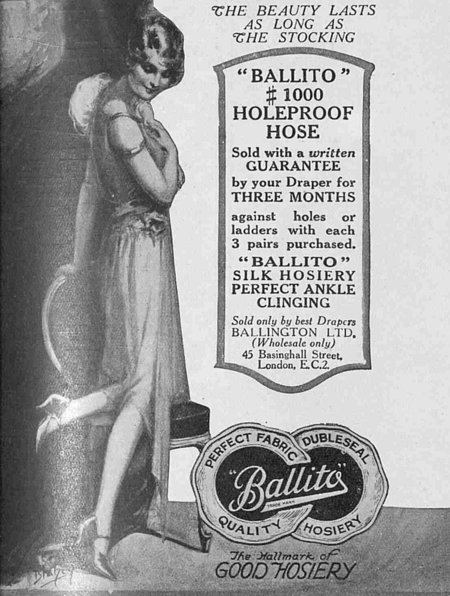1920s Ballito display ad