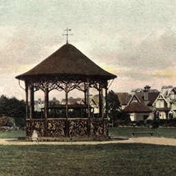 Original rustic bandstand
