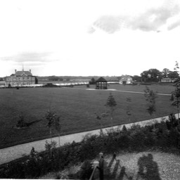 Vista across new park from Hatfield Road entrance
