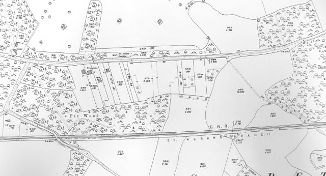 OS 1924 east of Oaklands